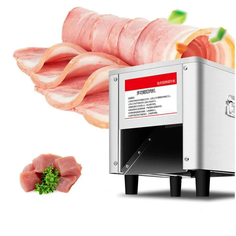 

Desktop small meat cutter fast meat slicer electric slicer Shred dicing machine