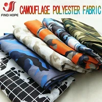 19 x 59 camouflage polyester cloth printed quilt canvas fabrics for clothes bags sewing apparel accessories dress needlework