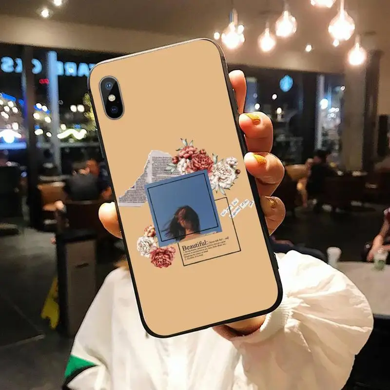 

Aesthetics retro art painting Phone Cases for iPhone 11 12 pro XS MAX 8 7 6 6S Plus X 5S SE 2020 XR