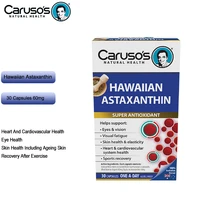 carusos hawaiian astaxanthin capsulespowerful antioxidant eye ageing skin heart cardiovascular health recovery after exercise