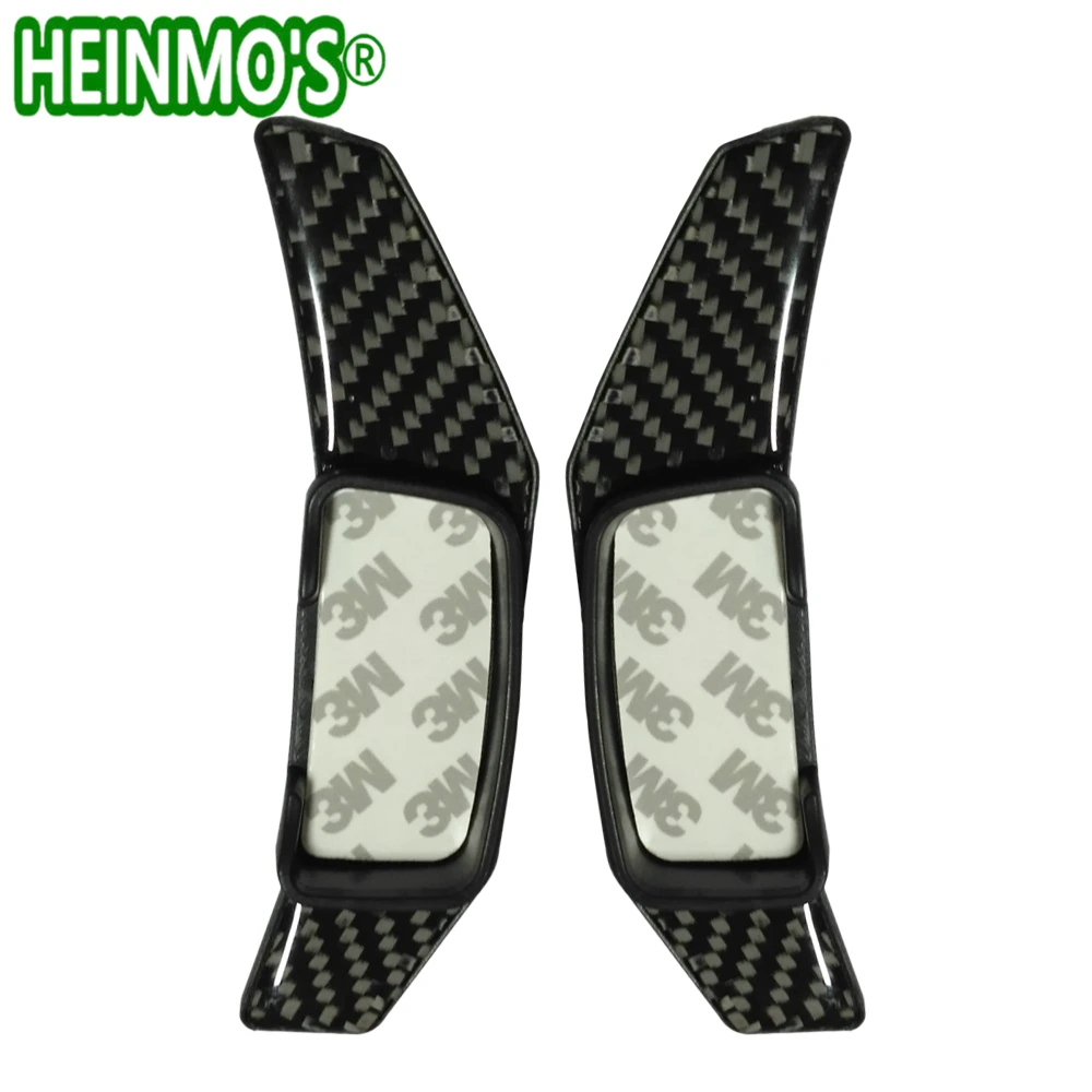 Черное углеродное волокно рычаг переключения руля удлинитель передач авто