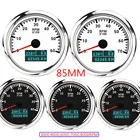Тахометр 3 в 1, 85 мм, с красной подсветкой, 3000-8000 обмин
