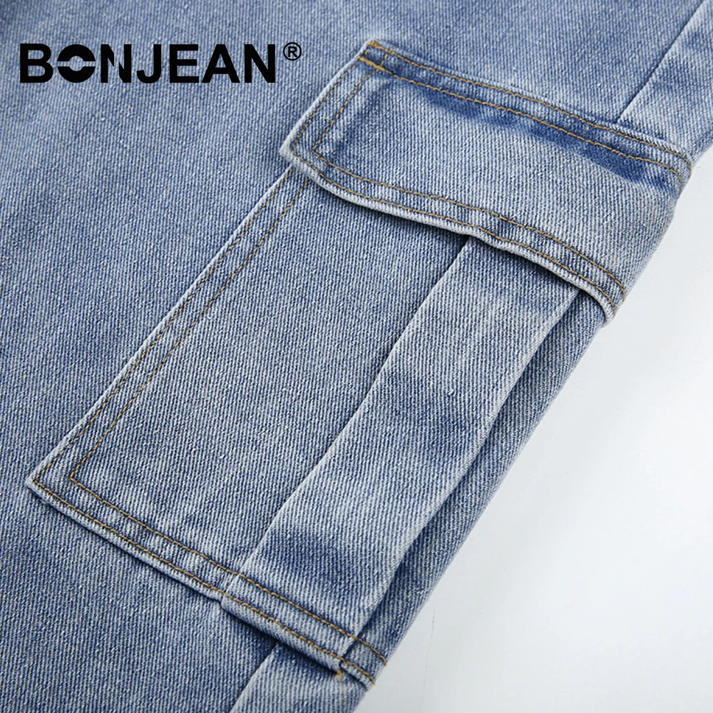 

Loose Jeans Woman Casual White Jeans Pants Women Trousers Baggy Pants Pocket Cotton High Waist Blue Black Jeans Autumn H025
