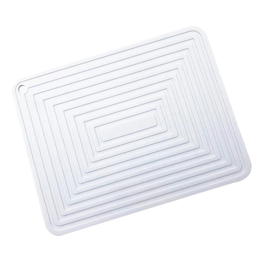 

2pcs Multifunctional Silicone Heat Insulation Pad Non-Slip Placemat Kitchen Rectangle Table Mat Pot Holder Mat Baking Mat(Aprico