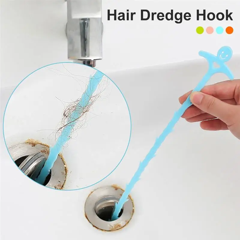 Крючок для очистки раковины устройство удаления волос с защитой от засоров слива