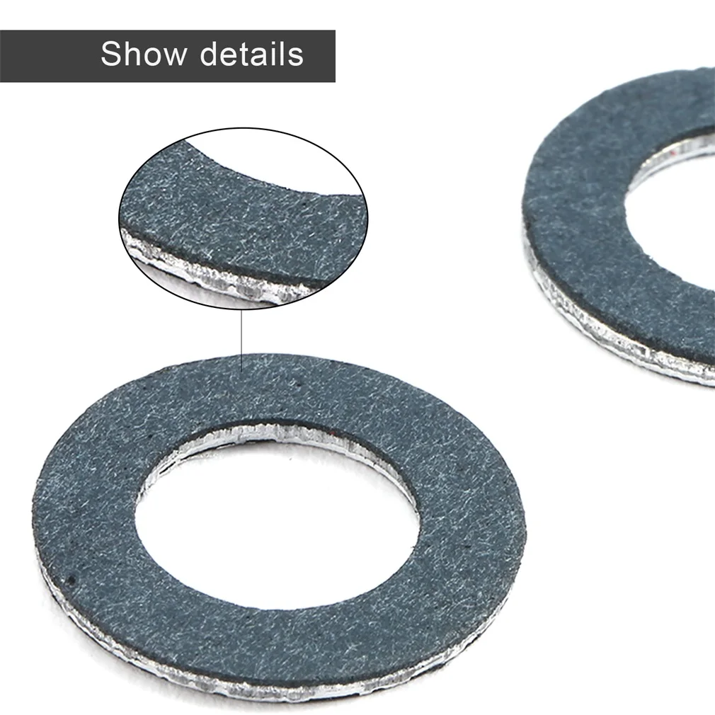 Уникальная прочная 10 шт./компл. двигателя маслосливную пробку раздавить шайба