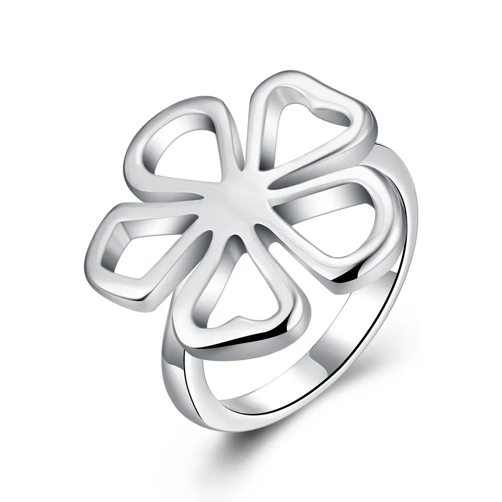 Оптовая продажа кольцо из стерлингового серебра 925 пробы модные свадебные