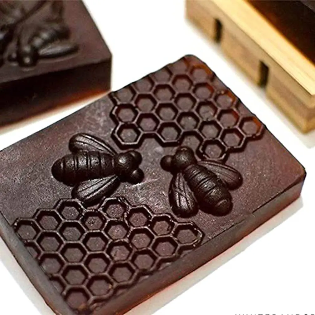 1PC Multifunctional Silicone Oval Bee Handmade Soap Mold DIY For Baking Cake Chocolate Fondant Making Supplies | Дом и сад