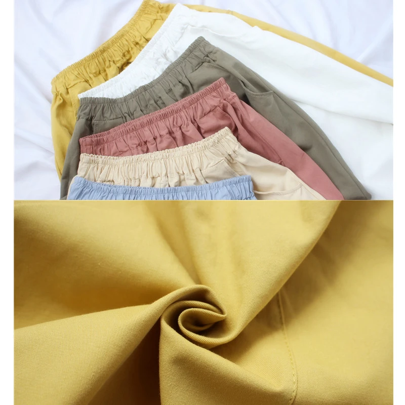 

2020 Fashion Korean Women Solid Color High Elastic Waist Skirt Female Casual Cotton Pockets A-line Party Skirt Saia Feminina