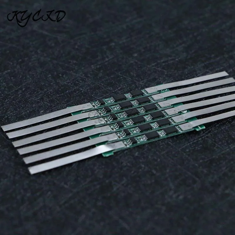 Защитная плата BMS 1S 3 7 в 5 А 18650 10 шт./лот с никелевой лентой для внешнего