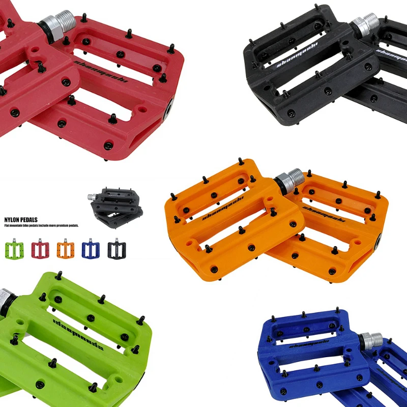 SMS велосипедные педали нейлоновая педаль MTB дорожный велосипед нескользящая с