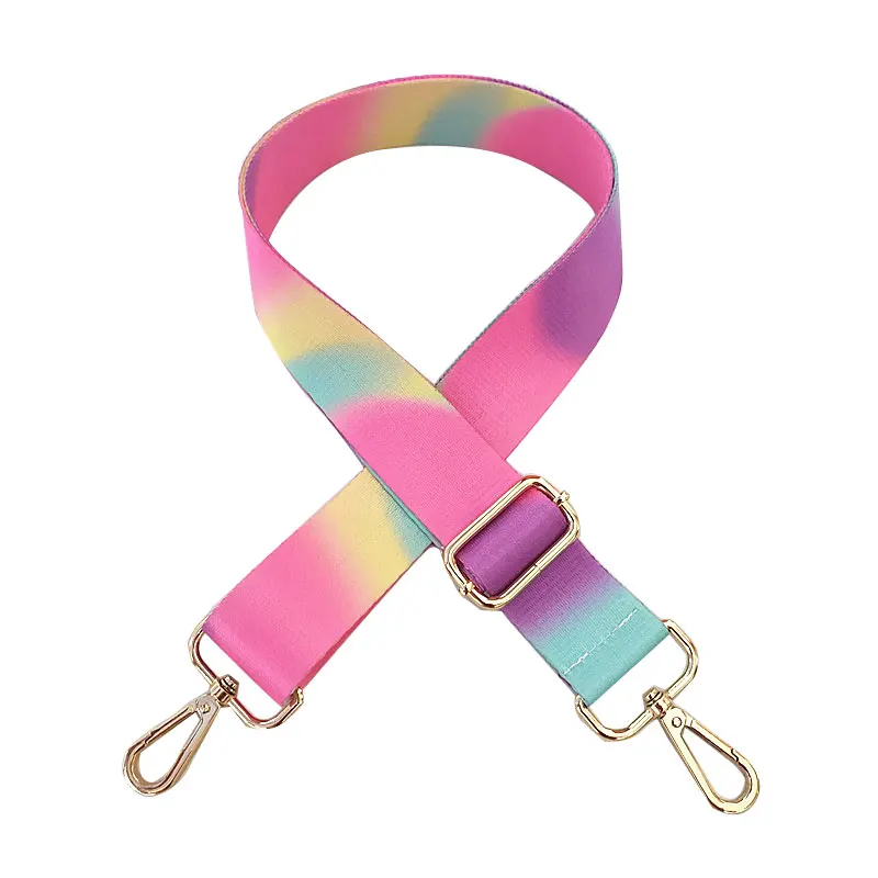 

Nylon Rainbow Replacement bag Straps Wide Adjustable Bag Strap Belt For Crossbody Bag Shoulder Bag Handbag Bag Accessories