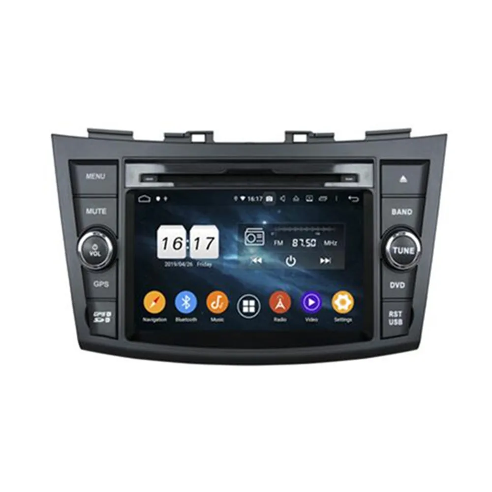KLYDE 7 &quot2 Din Android 9 0 Автомобильная магнитола 8 ядерный для Suzuki SWIFT 2011-2012