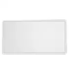 Автомобильное Зеркало из нержавеющей стали с козырьком от солнца, косметическое зеркало, небьющееся, для макияжа, Автомобильное зеркало заднего вида, не оставляющее места