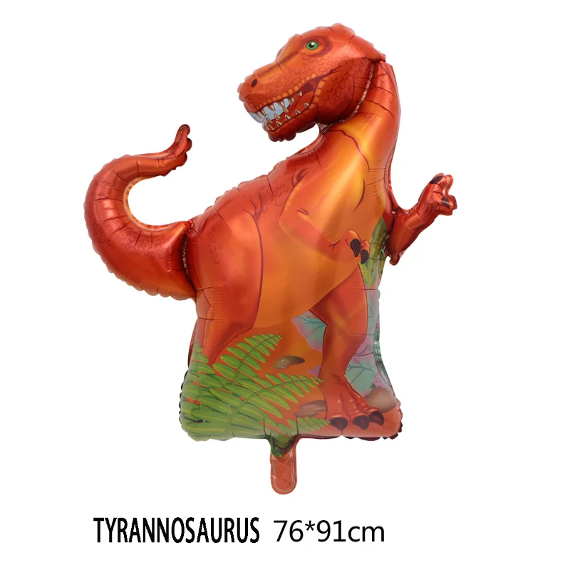 

Jurassic Themed Balloon Tyrannosaurus Raptor Triceratops Children's Birthday Party Weekend Kids Gift 3D Balloon Toy