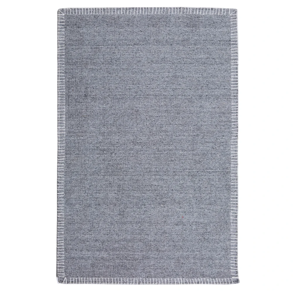 

Nordic Plain Simple Hand-Woven Wool Carpet Home Living Room Light Luxury Japanese Summer