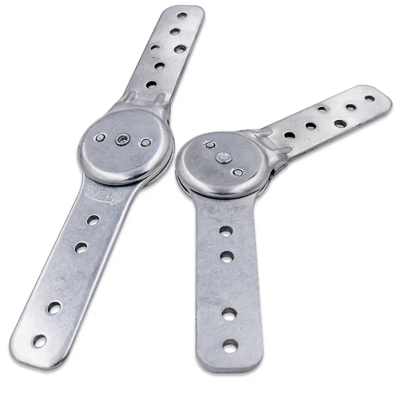 

2pcs Folding Sofa bed hinge mechanism 5-Position adjusting joint hinge for Couch Armrest, headrest, backrest Furniture hardware