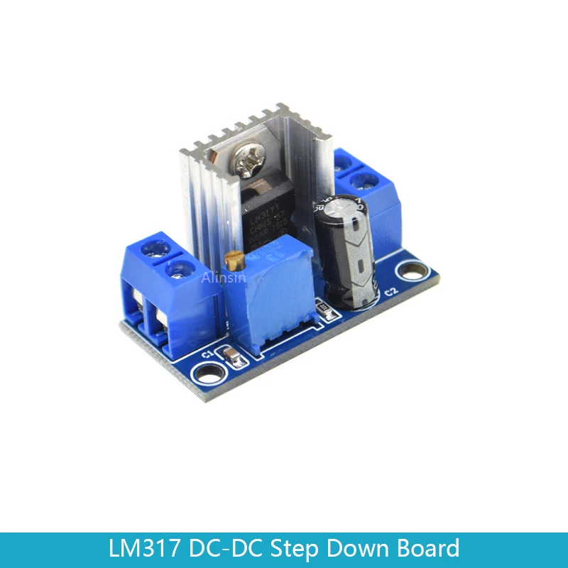 LM317 DC преобразователь понижающий модуль печатной платы линейный регулятор