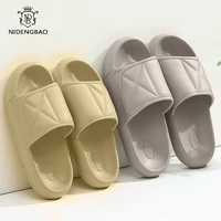 slippers women summer thick bottom indoor home soft slippers couples bathroom non slip ins tide to wear cool female slippers