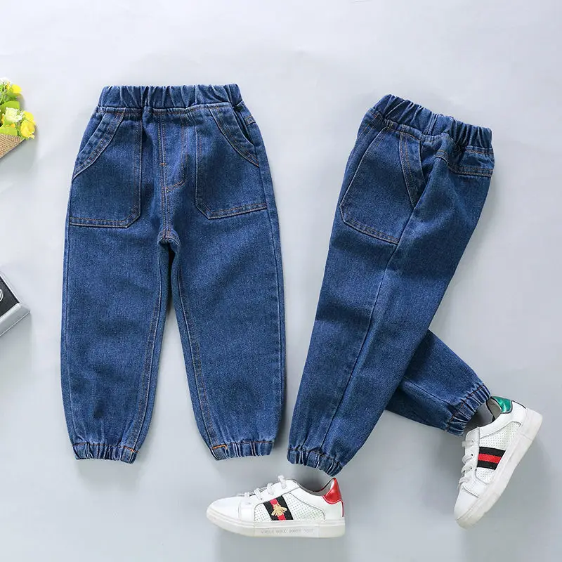 Детские штаны Демисезонный для маленьких мальчиков Модная одежда девочек