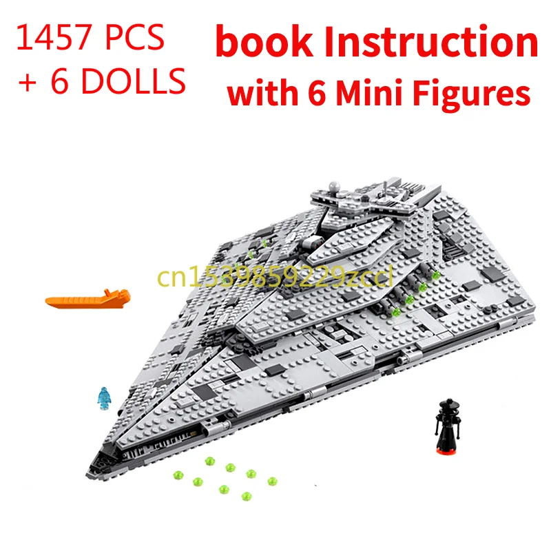 

10901 конструктор Звездный Разрушитель совместимый с звёздными войнами 75190 конструктор детские игрушки подарок для детей