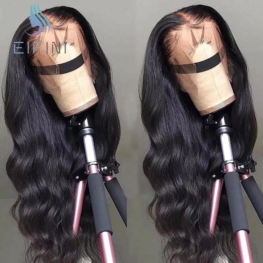 150% плотность объемная волна Синтетические волосы на кружеве человеческих волос