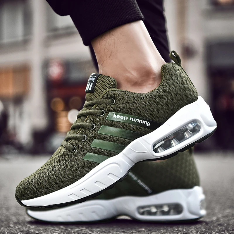 Светильник кие мужские кроссовки для бега летняя сетчатая спортивная обувь