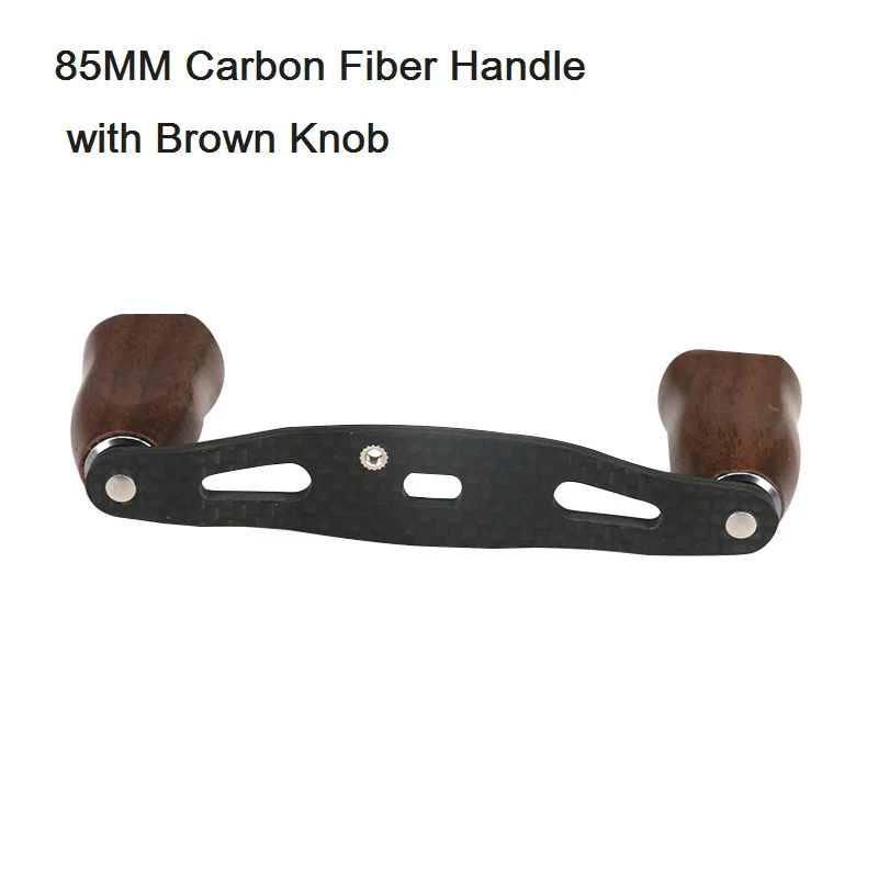 Металлическая Рыболовная катушка из углеродного волокна ручка с деревянными