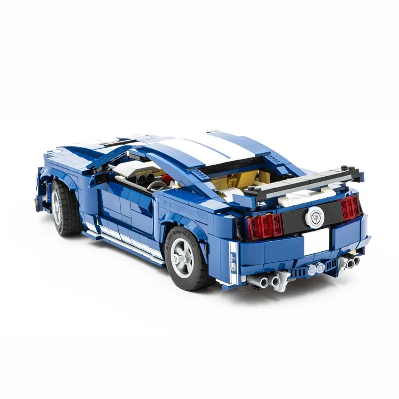 

Новый конструктор MOC- 10265 Mustang Shelby GT500, автомобильные блоки F150, Классический пикап, Сборная модель, игрушки «сделай сам», подарки на день рожде...