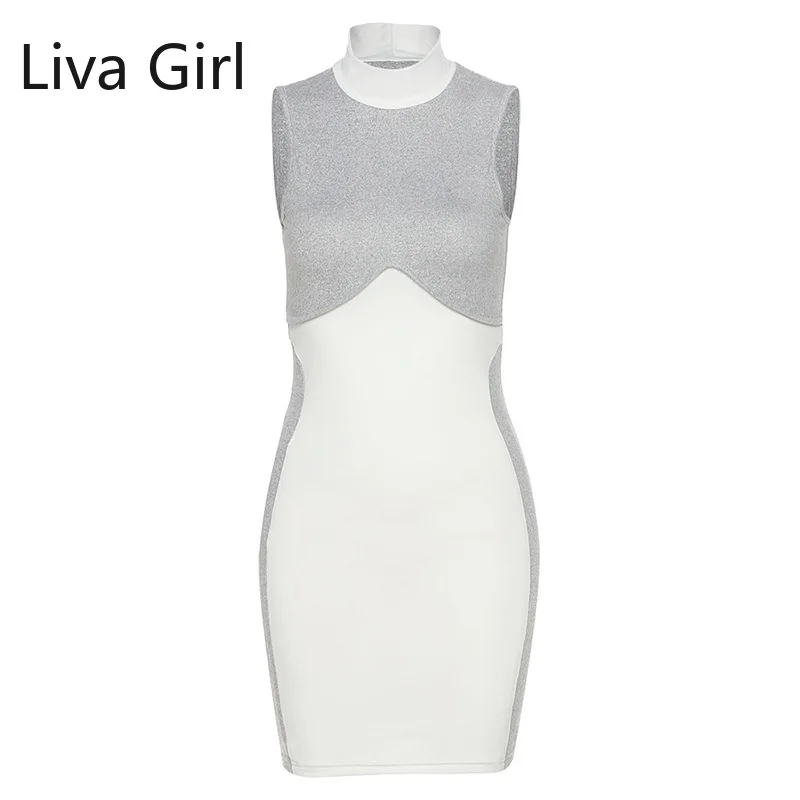 

Off Shoulder Sexy Dress Streetwear White Patchwork Women Summer Dress 2021 Party Elegant Ladies Hip Slim Mini Dresses Vestidos