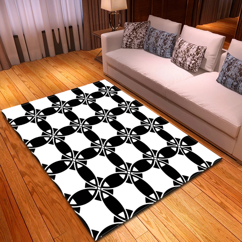 Ковер в винтажном стиле мягкий фланелевый коврик для столовой коврики спальни
