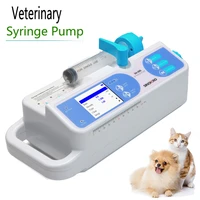 sh508i vet veterinary syringe pump real time alarm lcd electric animals hospital medical single channel infusion syringe pump