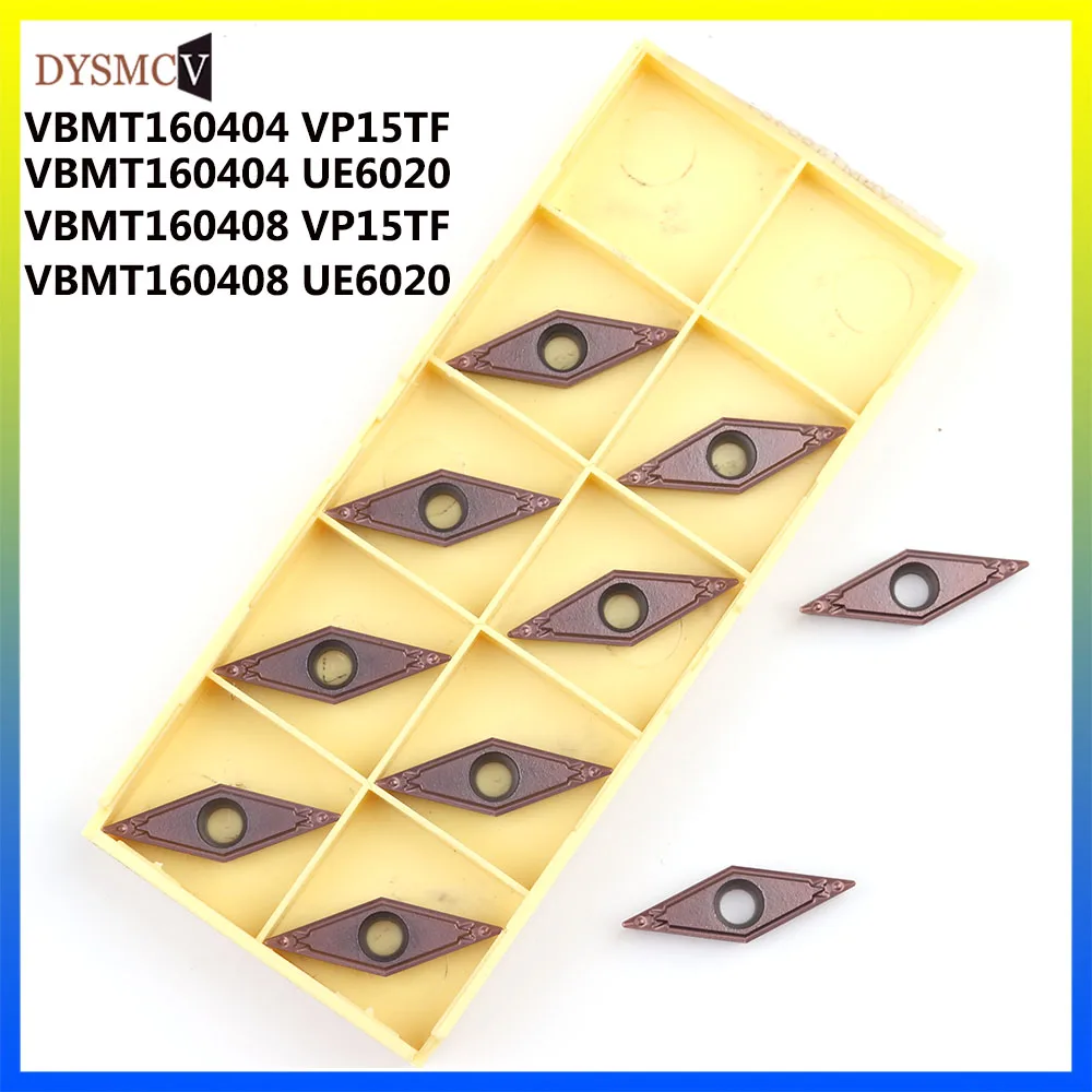 Набор токарных пластин VBMT160408 VBMT160404 VP15TF UE6020 US735 10 шт.