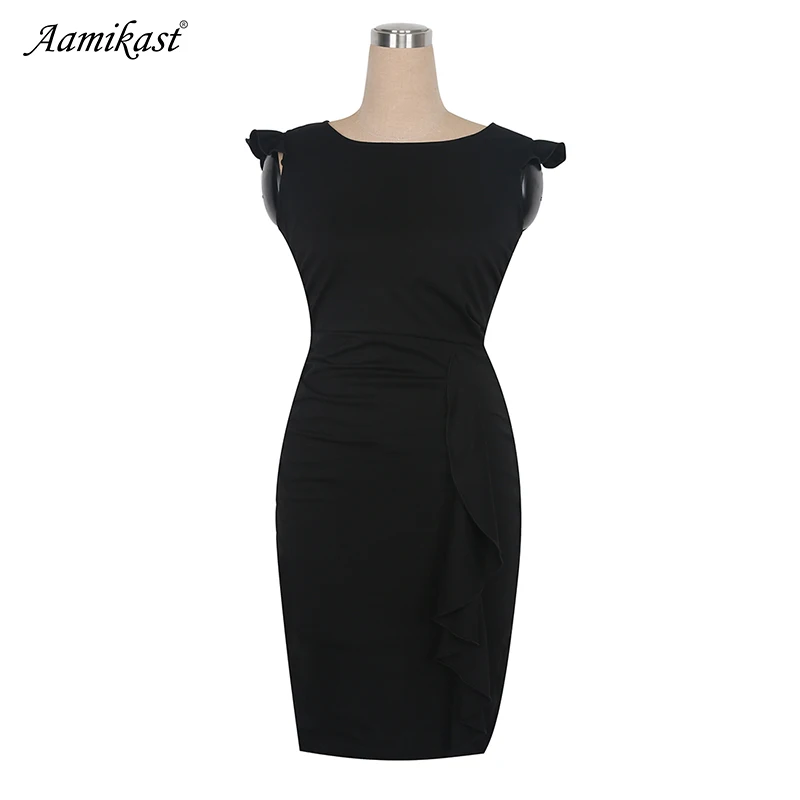 Женское облегающее платье карандаш элегантное винтажное деловое Повседневное с