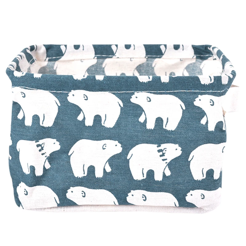 1 шт. корзина для белья складная мультяшная бочонок хранения стоящее ведро