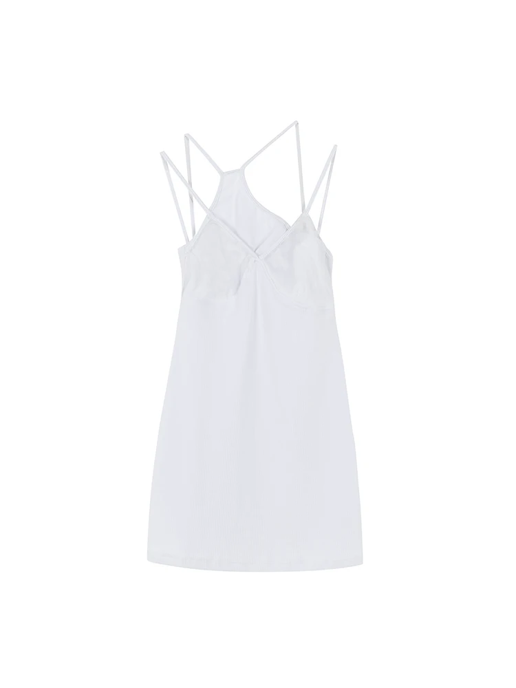 

Style Design Temperament Fake Two Piece Suspender Dress for Women