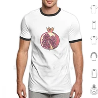 pomegranate t shirt big size 100 cotton pomegranate fruit healthy food fresh plants superfood delicious cooking nature natural