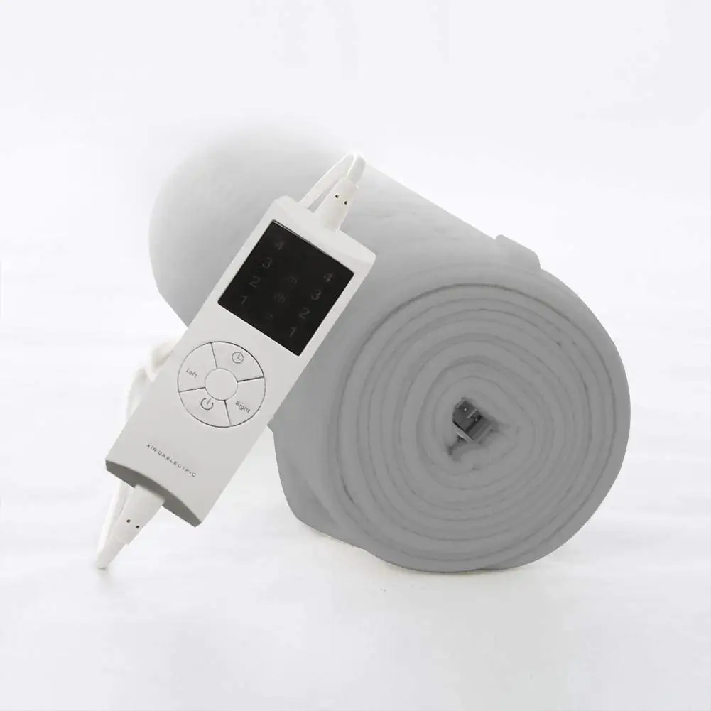 

Physiotherapy Electric Heating Blanket Temperature Adjustable Timing Double Blanket 150*180cm Flannel Blanket For Pregnant US