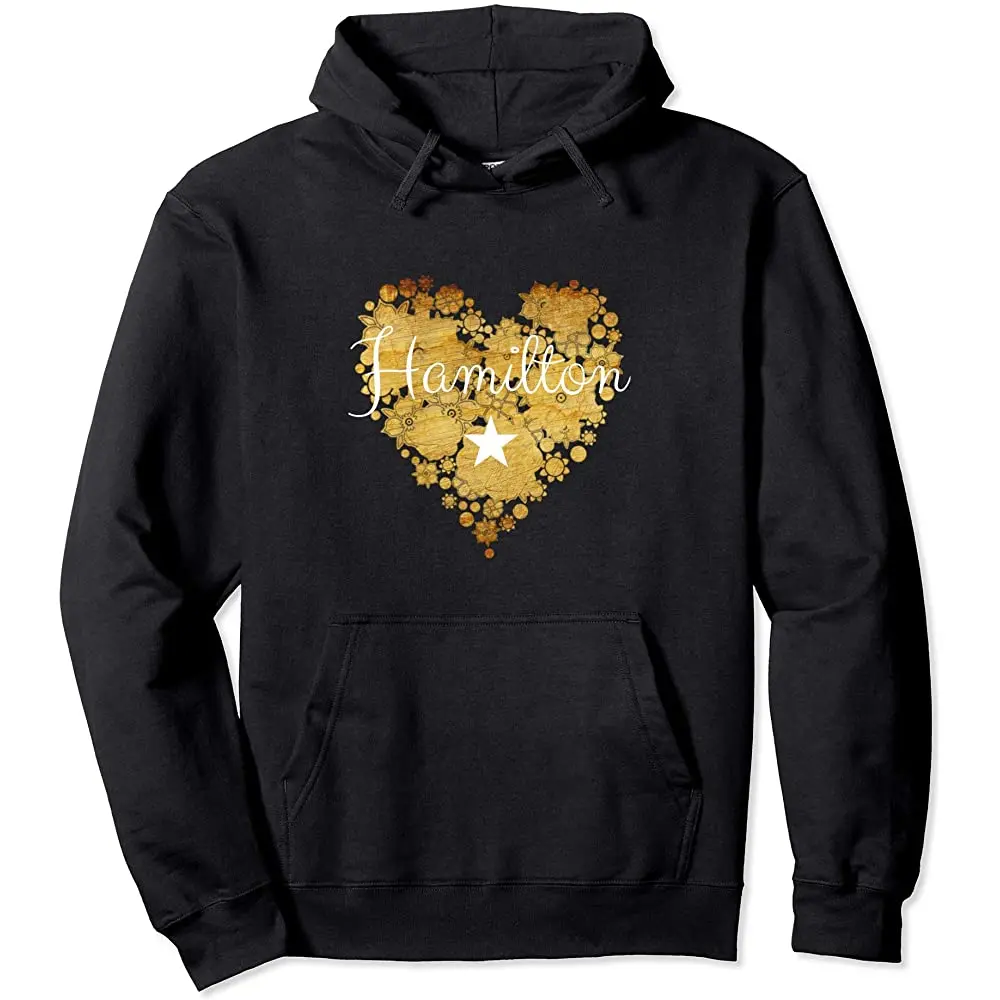 

I Love Hamilton Heart | Gift for Teenage Girl Women Pullover Hoodie