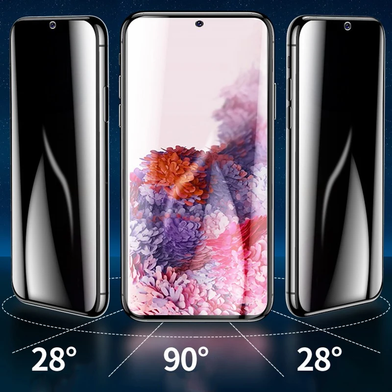 Анти-шпионская конфиденциальная Гидрогелевая пленка для Samsung Galaxy S20 Ultra Note 20 5G 10 Plus