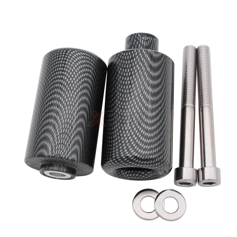 Motorcycle Black/Carbon No Cut Frame Sliders Crash Falling Protection For Suzuki GSXR1000 GSXR GSX-R 1000 K7 2007-2008 | Автомобили и