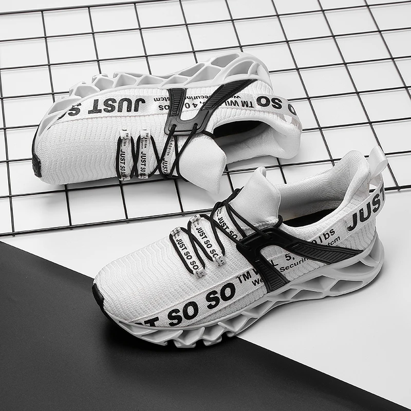 Супер крутая дышащая обувь для бега мужские кроссовки отскакивающие летняя