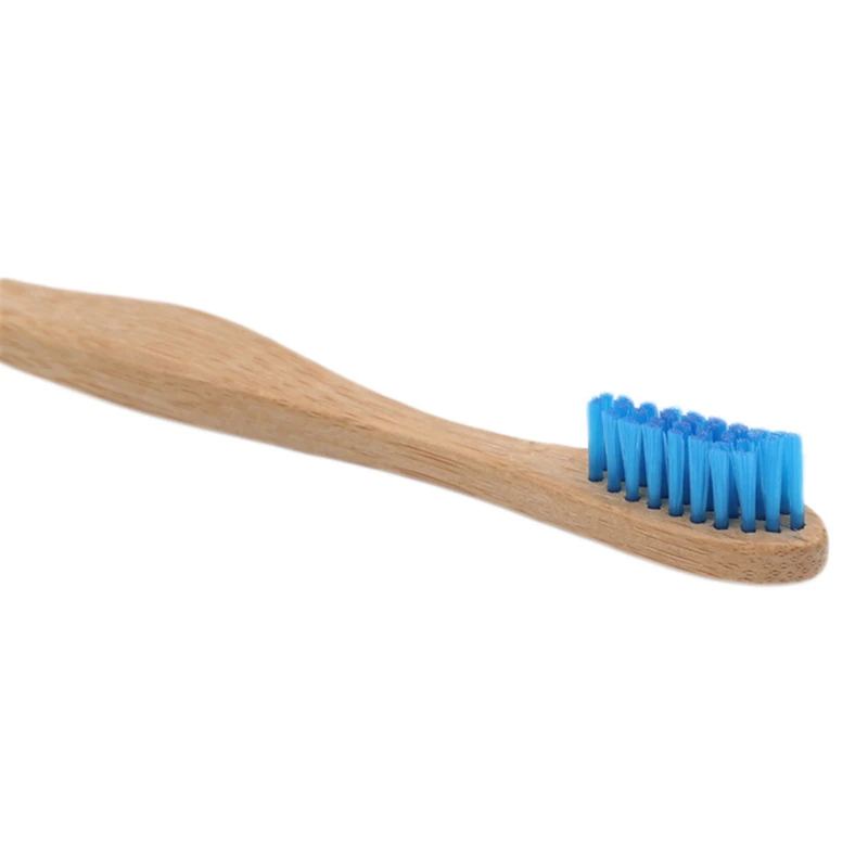 

1Pc Toothbrush Eco-Friendly Rainbow Bamboo Soft Fibre Toothbrush Biodegradable Teeth Brush Solid Bamboo Handle Toothbrush