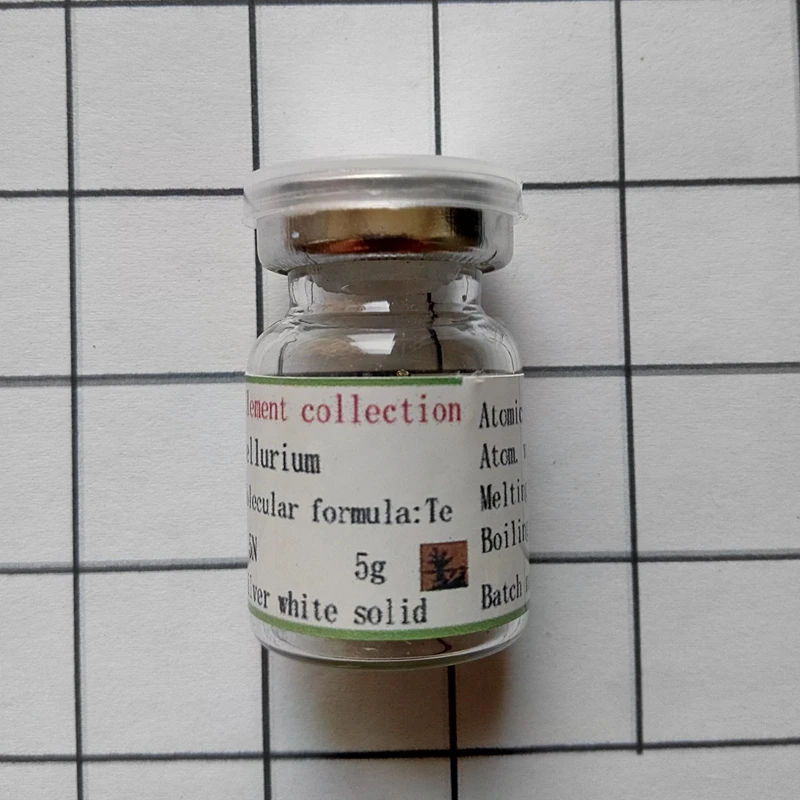 

Vial Te Element Tellurium Bottle High Purity 99.99% Bottle Bottled Metal Collection Suitable For Learning Viewing Research