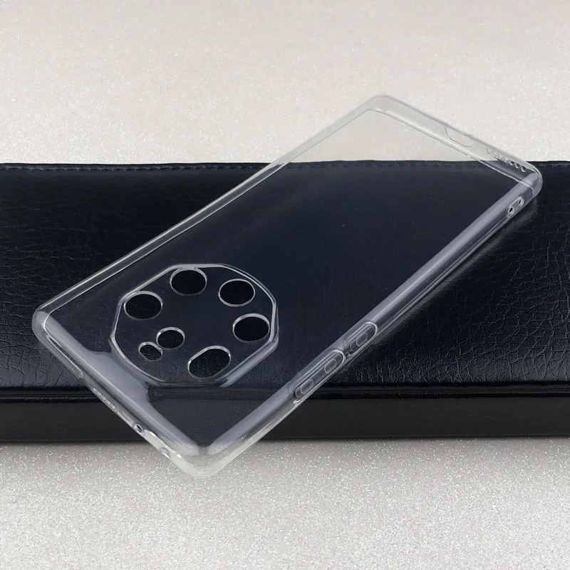 Тонкий прозрачный мягкий ТПУ чехол-накладка для Huawei Mate 40 Pro Plus RS Porsche защитный