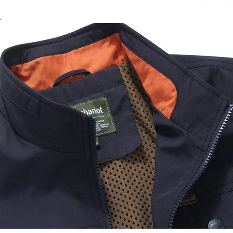 

Men Nianjeep Vests Nylon Spring Autumn Casual Jacket Men's Casual Vest Men Military Cargo Army Green Waistcoat Men Vests 4XL