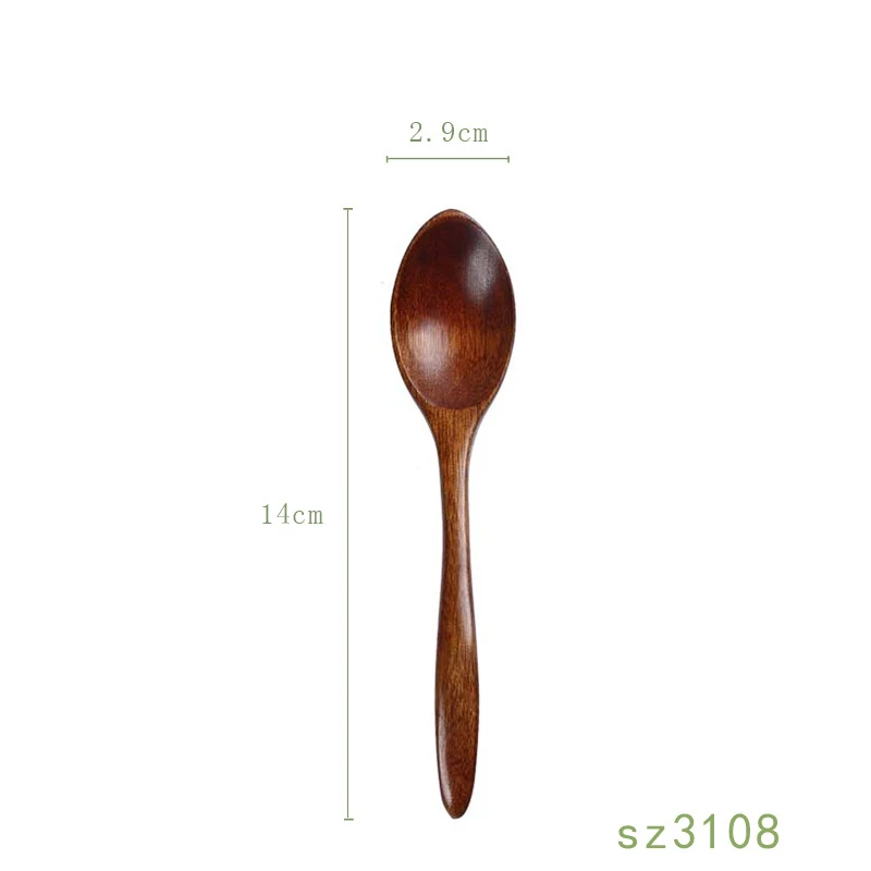 Деревянная ложка деревянные суповые ложки для еды столовая японская суповая