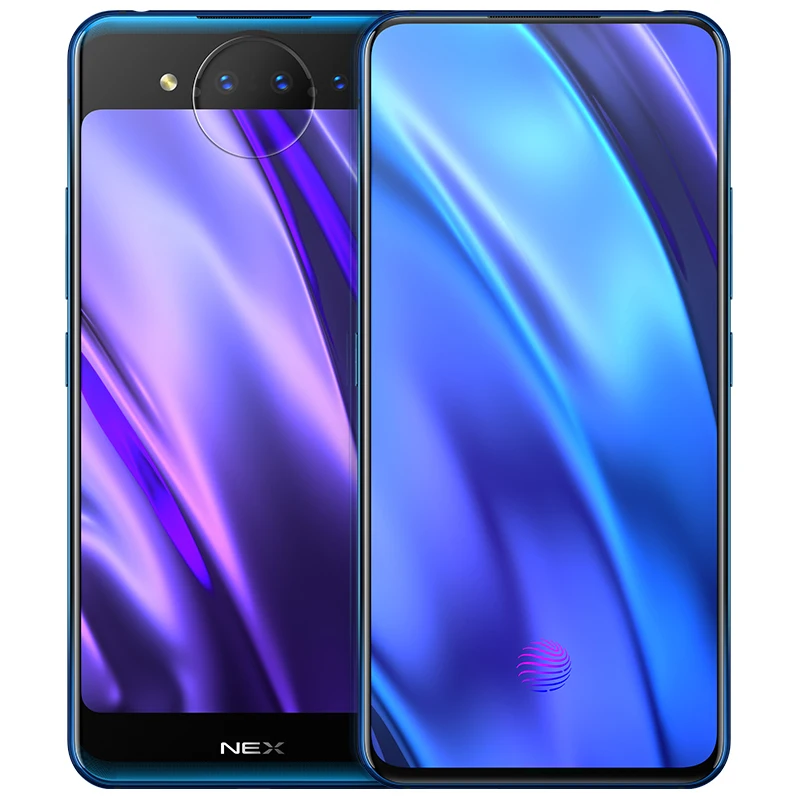DHL, быстрая, Vivo Nex 2, мобильный телефон Snapdragon 845, Android 9,0, 6,39 дюймов+ 5,49 дюймов, двойной экран, 10 Гб ram, 128 ГБ rom, Face ID
