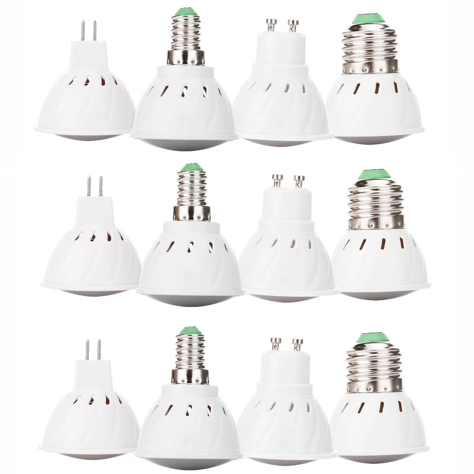 

15X GU10 MR16 E27 E14 LED Lamp Spotlight Bulb 4W 9leds lampara 110V 220V GU 10 7030 SMD bombillas led Lampada Spot light Lamp