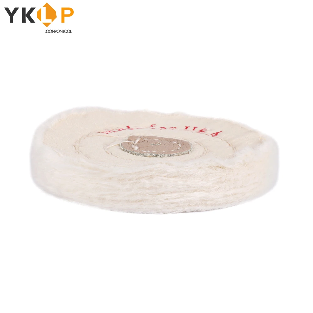 Полировальное колесо из хлопка 100 мм полировальное ткани отверстие 4 буфер Arbor